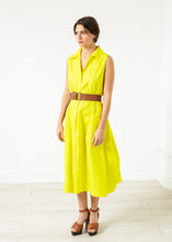 Cargar imagen en el visor de la galería, Balloon Cotton Dress in Yellow