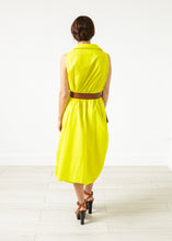 Cargar imagen en el visor de la galería, Balloon Cotton Dress in Yellow