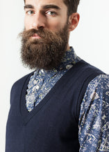 Cargar imagen en el visor de la galería, Basic Gilet in Navy