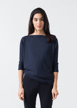 Cargar imagen en el visor de la galería, Boat Neck Top in Marine
